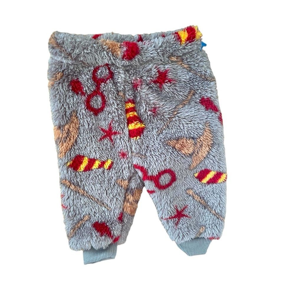 Harry Potter pants baby  fleece grey gryffindor 0-3 month sleep pants